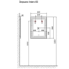 Зеркало Laparet Intero Int.03.60/BuL белый
