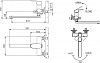 Смеситель Bravat Pure F6105161C-01A для ванны