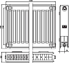 Радиатор стальной Kermi FKO 220312 тип 22