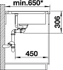 Кухонная мойка Blanco Delta II-F 523674 жасмин