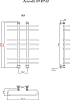 Полотенцесушитель водяной Тругор Легенда НП 80*60 (ЛЦ10)