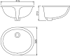 Раковина SSWW CL CL3120 белый