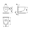 Подвесной унитаз Laufen Pro, безободковый, цвет белый, 8.2096.0.000.000.1