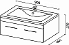 Тумба с раковиной Sanvit Квадро Люкс 90