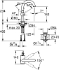 Смеситель для раковины Grohe Atrio New 32043DC3 суперсталь