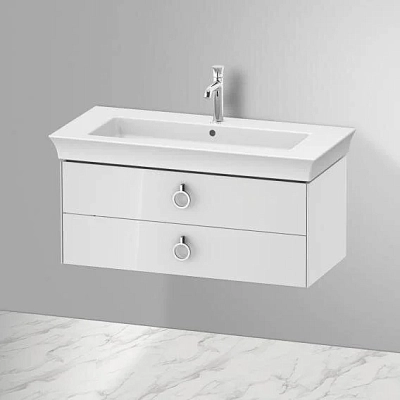 Тумба под раковину Duravit White Tulip WT435208585 + UV986307777 белый