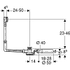 Сифон для ванны Geberit Uniflex 150.756.21.6, хром