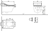 Крышка-сиденье TOTO Washlet SX TCF796CG#NW1 с пультом дистанционного управления