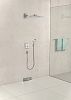 Шланговое подключение Hansgrohe Fixfit Square 26455670, чёрный матовый