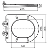 Комплект унитаза с инсталляцией BelBagno Colorato BB062CHR-MB/BB062SC-MB/BB002-80/BB007-PR-NERO.M с сиденьем микролифт и черной матовой клавишей смыва