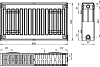 Радиатор стальной Лидея Компакт ЛК 22-508