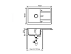 Кухонная мойка Tolero R-112 №911 (Черн) черный