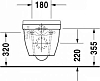 Комплект инсталляции для унитазов Grohe Rapid SL 38775001 4 в 1 с клавишей смыва и Подвесным унитазом Duravit Starck-3 2227090000 с крышкой сидением микролифт 0063890000