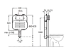 Смывной бачок скрытого монтажа Roca Basic Tank Compact 890080200