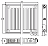 Радиатор стальной Kermi FKV 110410 тип 11