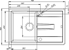 Кухонная мойка Iddis Vane G V13P781i87, бежевый матовый