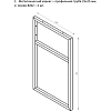 Раковина накладная Diwo Moduo 63571/00-00001236/С17826 белый