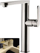 Смеситель для кухни Emmevi Nefer 77007QO золото, бежевый