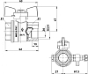 Шаровый кран Bugatti Oregon 332 3/4 вн-вн со сливным клапаном бабочка