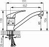 Смеситель для раковины Ferro Basic BBC2A, хром