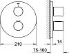 Термостат Grohe Grohtherm 3000 Cosmopolitan 19468000 для ванны с душем