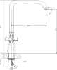 Смеситель Rossinka Z Z02-70U для кухонной мойки