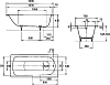 Стальная ванна Kaldewei Advantage 160x70 mod. 362-1 111700010001