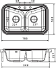 Кухонная мойка Florentina Крит 780А чёрный