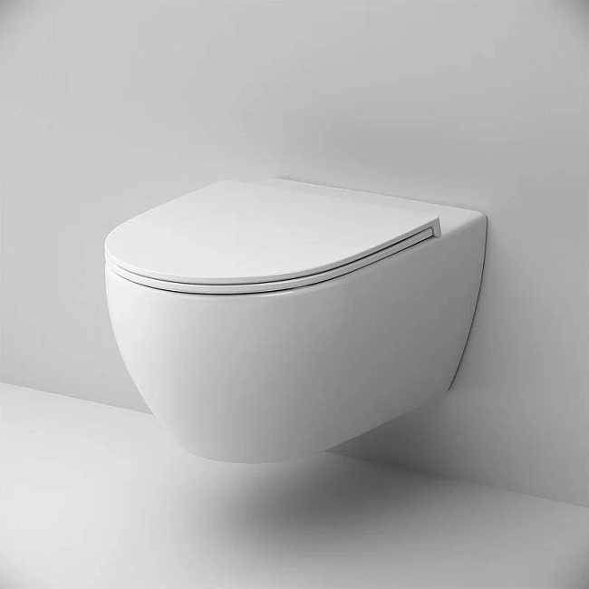 Инсталляция Geberit Duofix Delta с безободковым унитазом AM.PM Awe C111738WH, сиденье микролифт, клавиша хром, 458.163.21.1/C111738WH/C117852WH