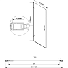 Пристенный профиль Vincea Flex VPW-1FB, черный матовый