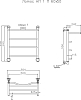 Полотенцесушитель водяной Тругор Лотос НП 1 П 60*50 (ЛЦ28)