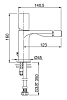 Смеситель для биде AQG Tube 01TUB200NC хром