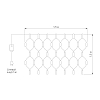 Гирлянда Eurosvet сеть 1,5*1,5м IP20 300-001 мульти