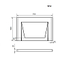 Панель боковая Timo TP70S белый