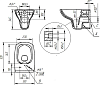 Комплект Cersanit Carina XL CO DPL EO slim + Cersanit Vector + Cersanit Corner 64441, хром глянцевый