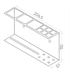 Держатель для зубных щеток MySpace Loft RACK26-11WM белый