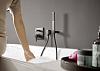 Смеситель для ванны с душем Hansgrohe Finoris 76416670, матовый чёрный