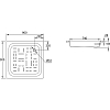 Стальной поддон для душа BLB Universal SG 90х90 CF9012001 белый