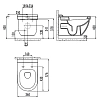 Подвесной унитаз Creavit Dream DR321(DR320.00100)