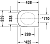 Инсталляция Viega с унитазом Duravit D-Code 45350900A1, сиденье микролифт, комплект