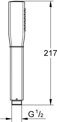 Ручной душ Grohe Grandera 26037EN0 никель матовый