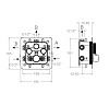 Смеситель для душа Ramon Soler Rs Smart 85T301SOC золото