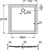 Поддон для душа Grohe Universal Shower Trays 39300000