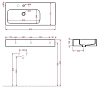 Раковина ArtCeram Block BKL002 01 00 белый