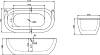 Акриловая ванна BelBagno 170х79 BB13-1700