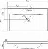 Тумба с раковиной Aquaton Диор 80 1A1678K2DR010, белый