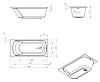 Акриловая ванна Eurolux Miamika 170х70 E1017070031 белый