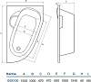 Акриловая ванна Koller Pool Karina R 150х100 KARINA150X100R