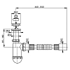 Сифон для раковины AlcaPlast AG2105123710 белый