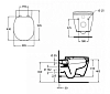 Подвесной унитаз Ideal Standard Connect W941102, крышка микролифт